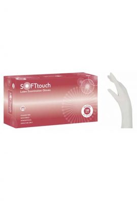 Γάντια Latex Soft Touch Λευκό Χωρίς Πούδρα